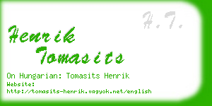 henrik tomasits business card